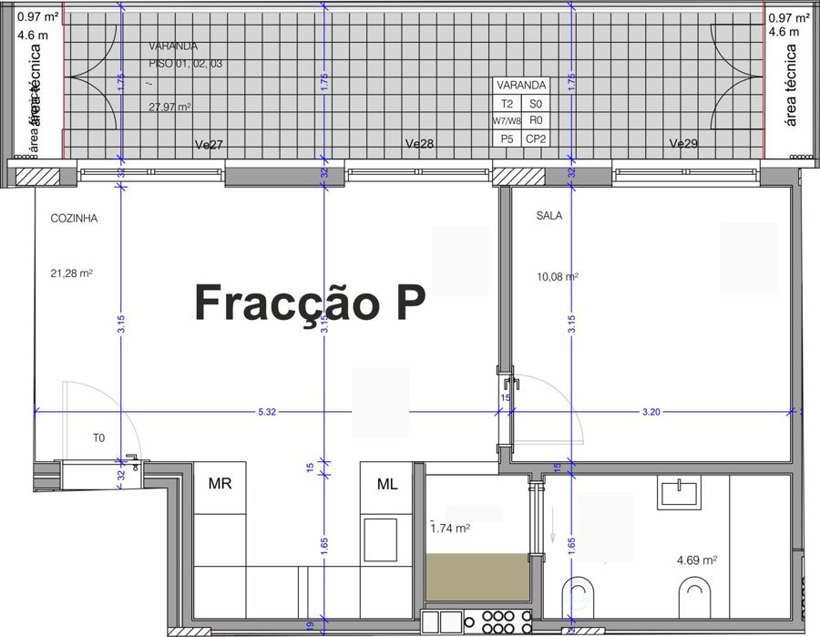 fracção P