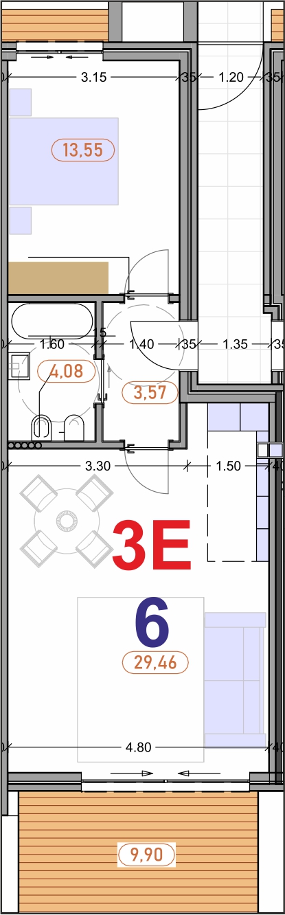 fracção 3E