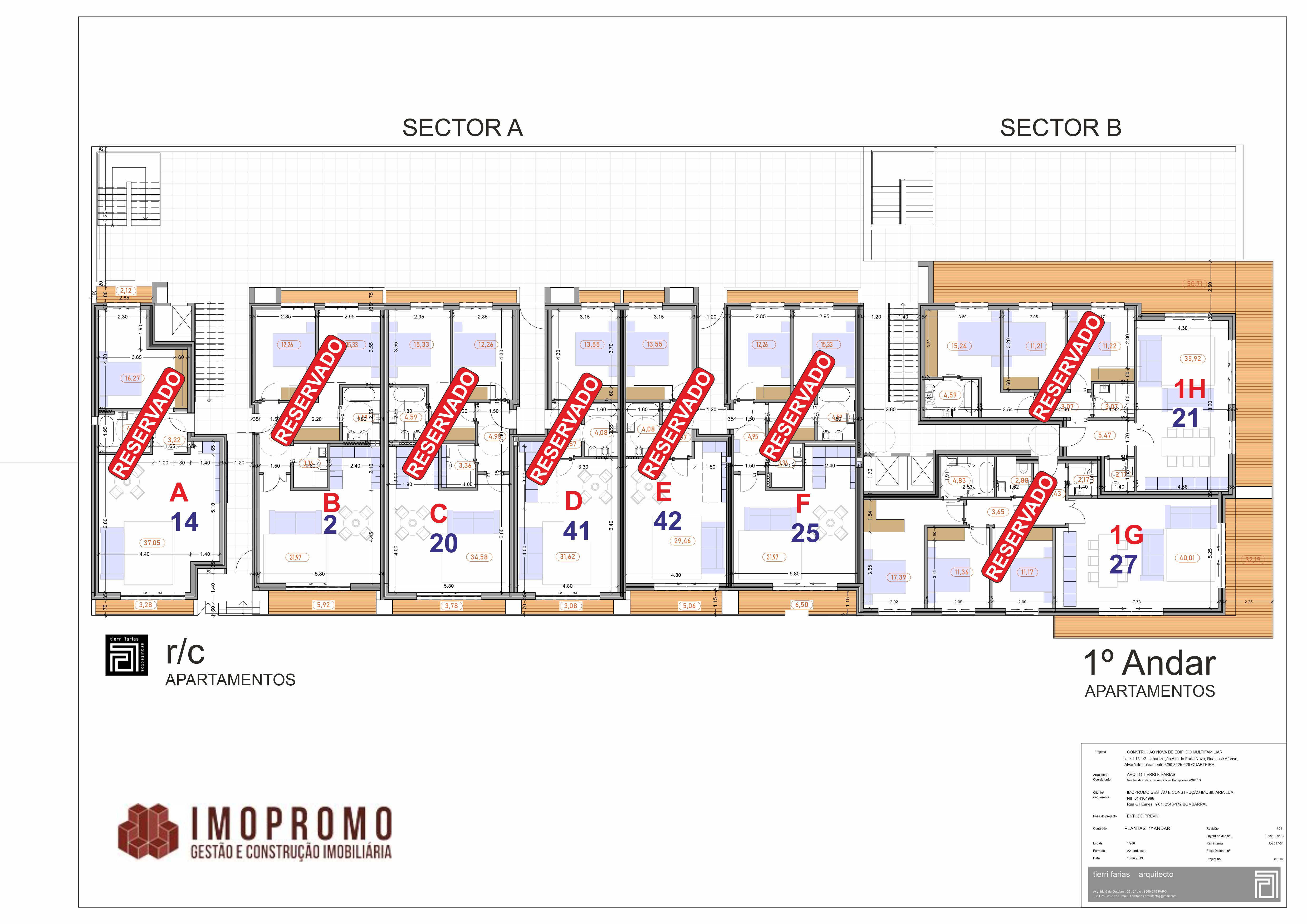 SECTOR A - R/C - SECTOR B - 1º